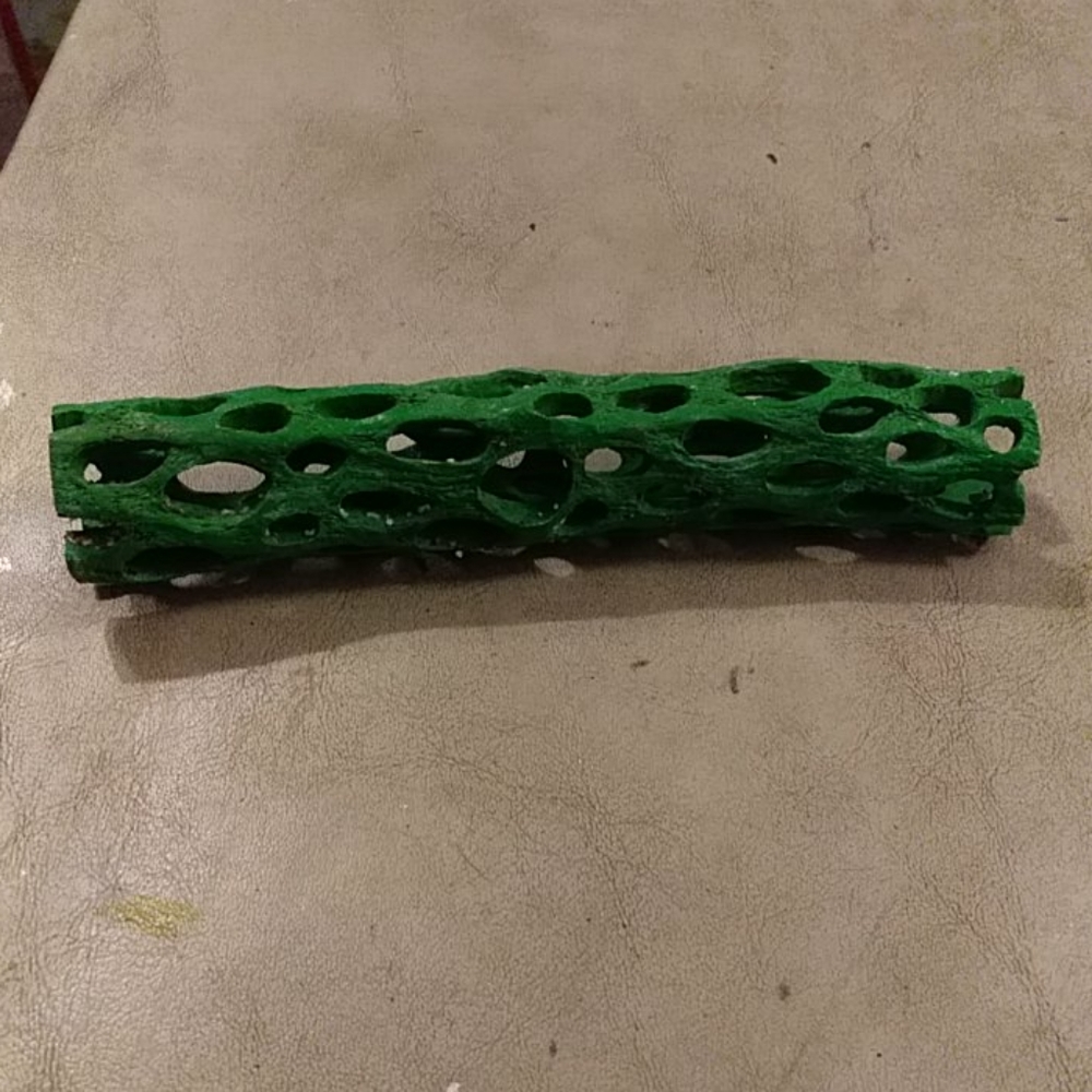 Hermit crab green 6" climbing log